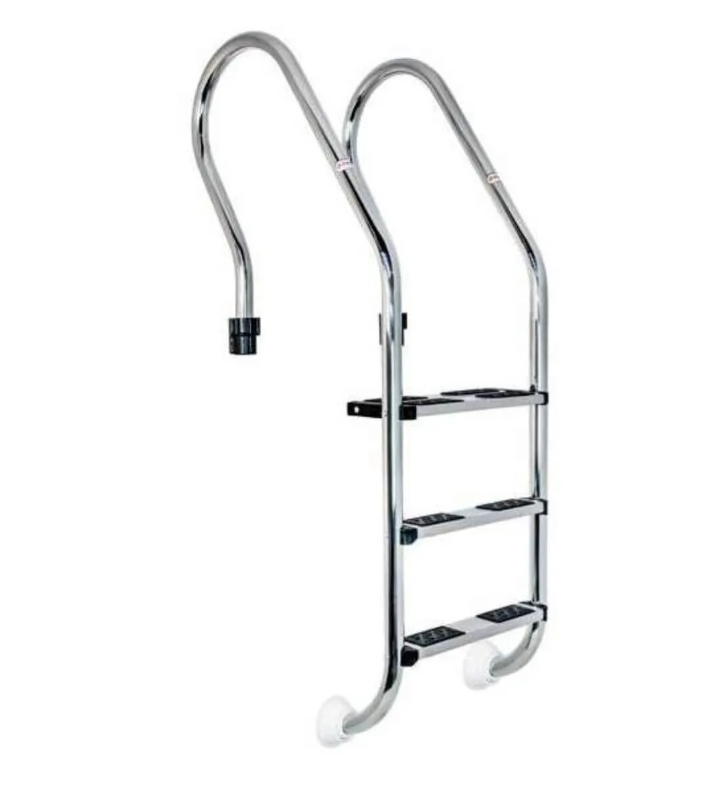 Escalera mixta A-316 acero inoxidable con antideslizante