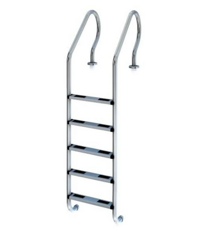 Escalera mixta A-316 acero inoxidable con antideslizante