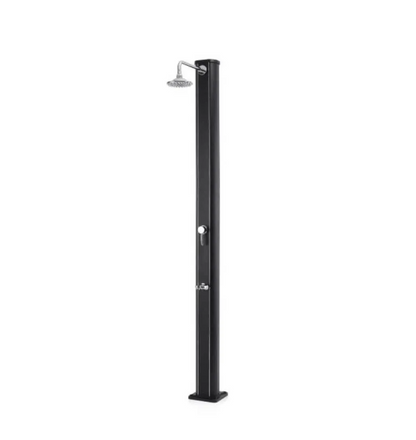 Ducha solar aluminio color negro 32L