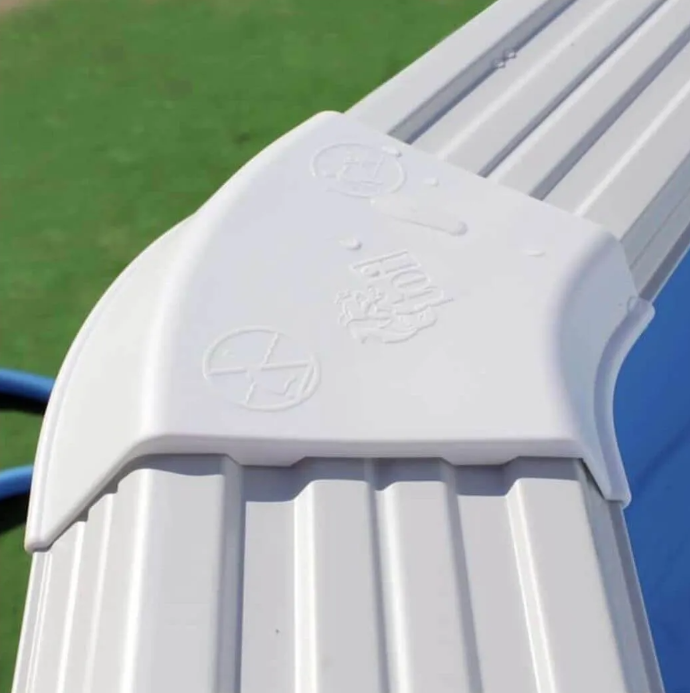 Piscina Acero Ovalada con Filtración Monobloc 300 y Escalera QP