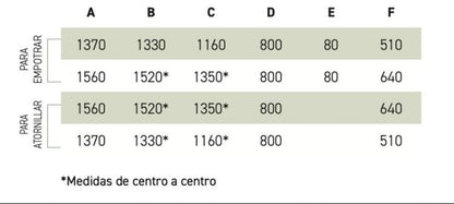 Barandilla 2 Curvas Pletina Soldada