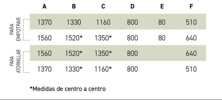 Barandilla 2 Curvas Para Empotrar