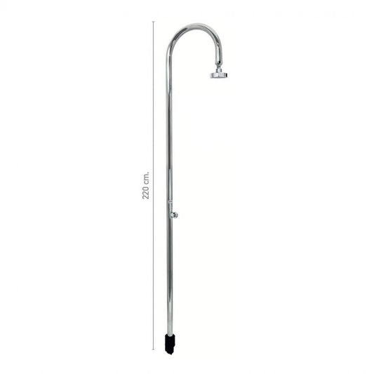 Ducha Bastón 1 brazo C/43 inoxidable AISI 316