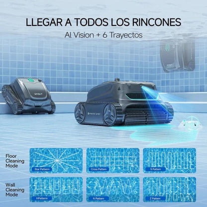 E-TRON Solar Vision robot limpiafondos piscinas sin cable