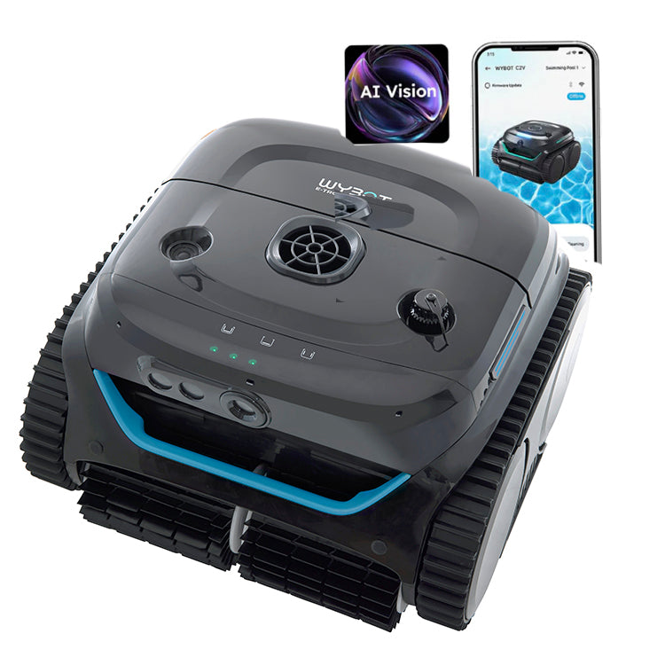 E-TRON Vision robot limpiafondos sin cable