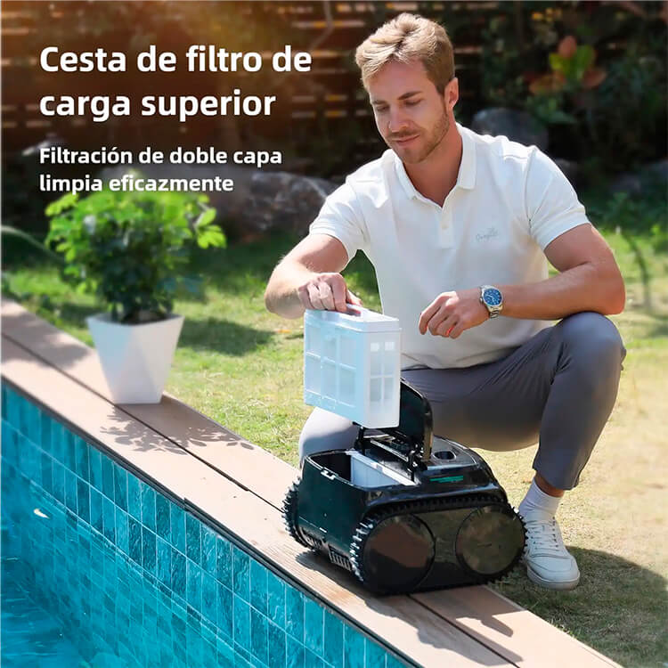 E-TRON Vision robot limpiafondos sin cable