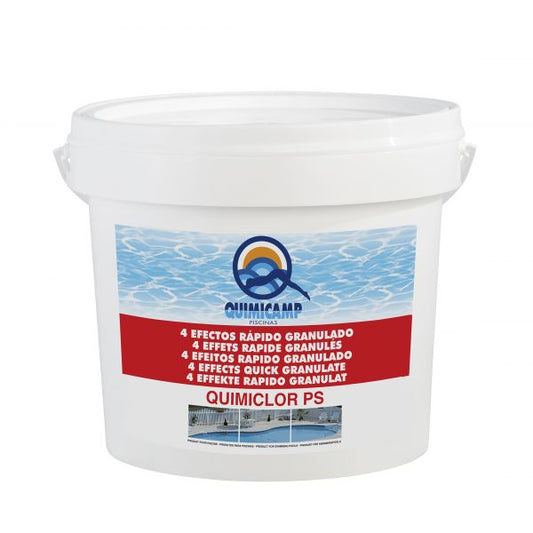 Quimicamp Quimiclor 4 Efectos Rápido Granulado 4×5 kg