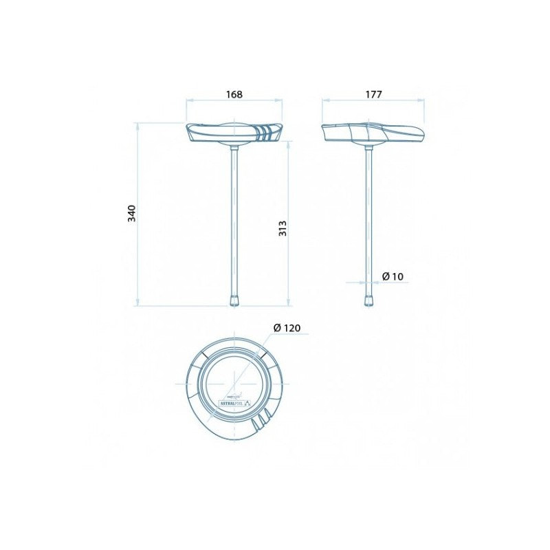 Termómetro Analógico Shark Para Piscina