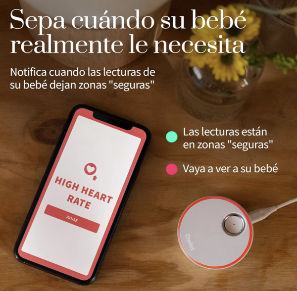 Owlet cámara, Owlet Smart Sock con ritmo cardíaco y oxígeno - Imagen 4