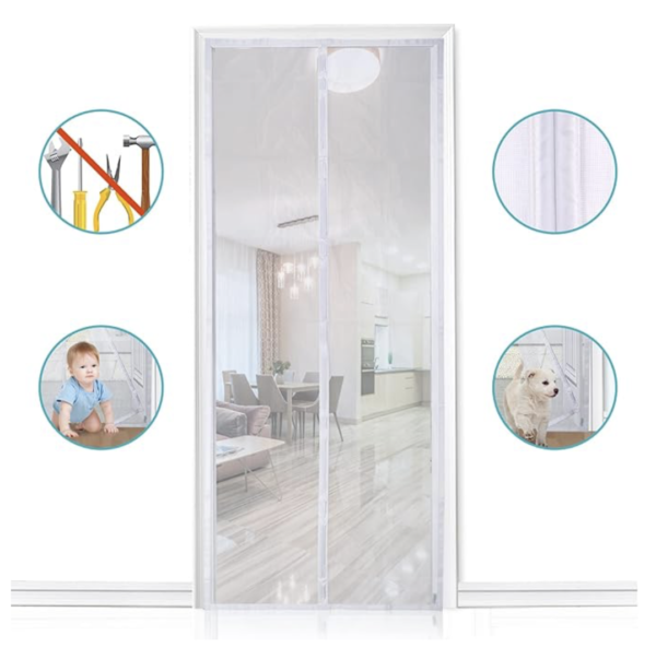 Mosquitera magnética para puerta de Apalus - Imagen 4