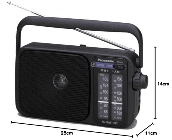 Panasonic RF-2400DEG-K - Radio Portátil - Imagen 6