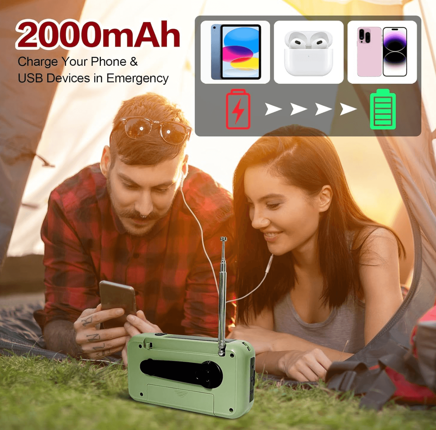 Radio de Emergencia Portátil XLN-297WB - Imagen 2