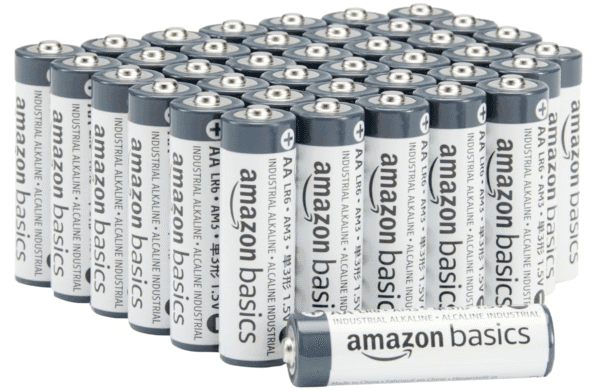 Amazon Basics - Paquete de 40 pilas industriales alcalinas AA