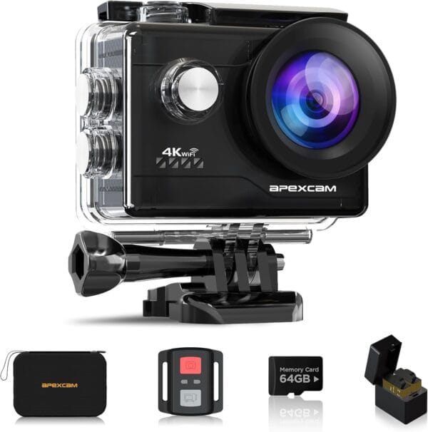 Apexcam Cámara Deportiva 4K