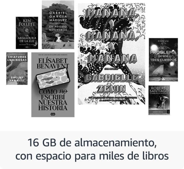 eBook Amazon kindle 2024 , 6" HD 300ppp, 16 GB Memoria, 8 semanas autonomía, USB-C, Black - Imagen 5