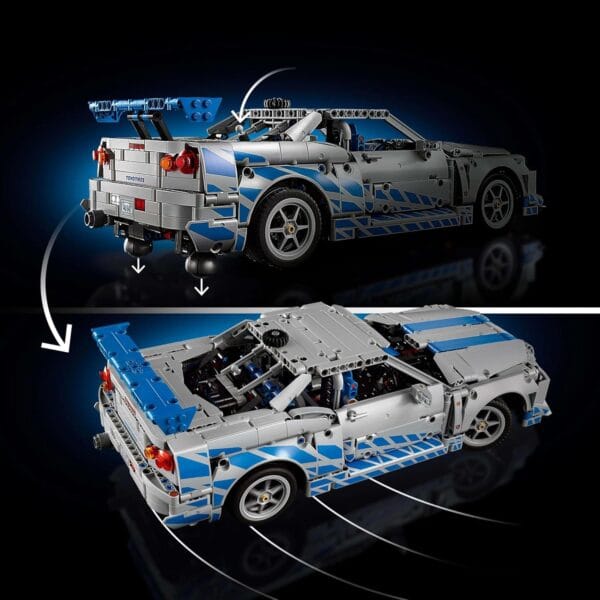 Nissan Skyline GT-R (R34) de 2 Fast 2 Furious - LEGO 42210 - Imagen 5