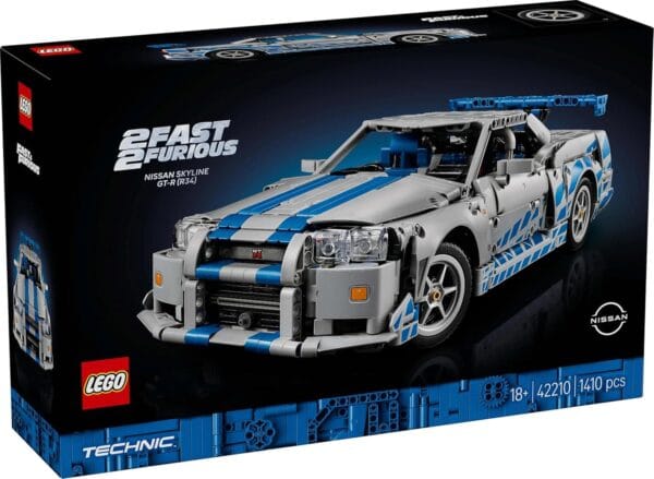 Nissan Skyline GT-R (R34) de 2 Fast 2 Furious - LEGO 42210 - Imagen 8