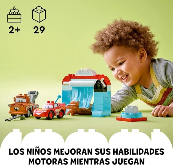 Diversión en el Autolavado con Rayo Mcqueen y Mate 10996 - Imagen 3