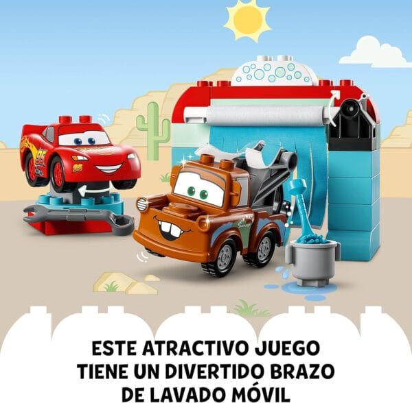 Diversión en el Autolavado con Rayo Mcqueen y Mate 10996 - Imagen 6