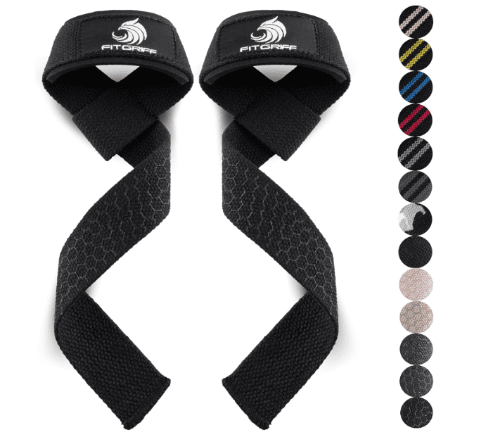 Fitgriff® Straps Gym - Correas Levantamiento de Pesas para Lifting